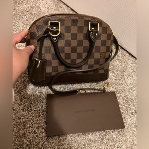 Authentic Louis Vuitton Alma BB Damier Ebene